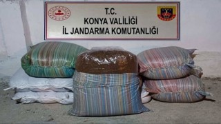 Konyada 520 kilo kaçak tütün ele geçirildi