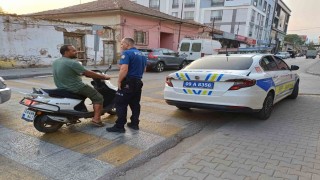 Köşkte araçlar denetlendi, kurallara uymayan sürücüler cezadan kaçamadı