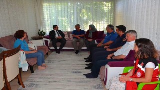 Köyceğiz Kaymakamı Kumcu, şehit ailelerini unutmadı