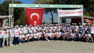 Kütahya Şeker Fabrikası işçileri greve başladı