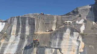 Kütahyada AFADdan keçi kurtarma operasyonu