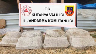 Kütahyada kaçakçılık operasyon, Bizans dönemine ait eserler ele geçirildi