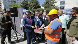 Kütahyada Şevelli Camiinin temeli dualarla atıldı