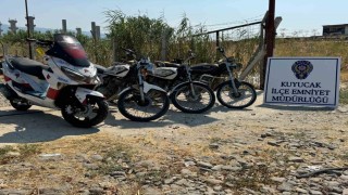 Kuyucakta motosiklet hırsızları tutuklandı
