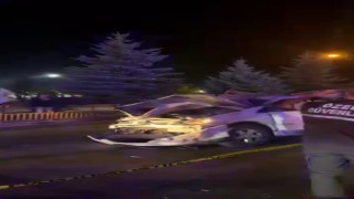 Lastiği patlayan araç takla attı; 4 yaralı