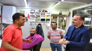 MAGİNDER Başkanı Karademir Kanalboyu esnafı ile bir araya geldi