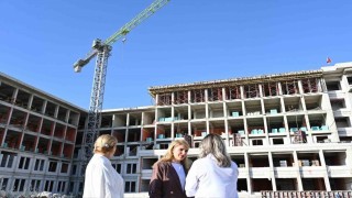 Malatya Yeni Adliye Sarayında çalışmalar hız kesmeden devam ediyor