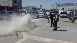 Malatyada elektrik trafosunda yangın paniği