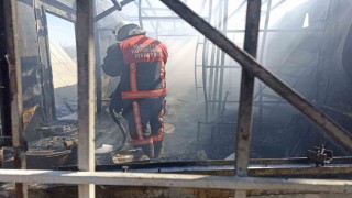 Malatyada konteynerde yangın