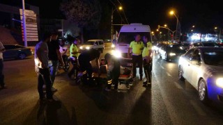 Malatyada motokurye kazada yaralandı