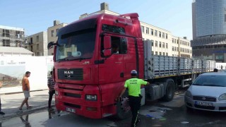 Malatyada tır yayaya çarptı: 1 yaralı