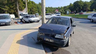 Manavgatta zincirleme kaza: 2 yaralı