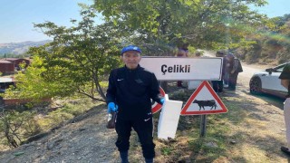 Manisada Huzurevi sakinleri çevre temizliği yaptı