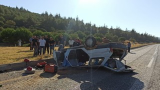 Manisada trafik kazası: 1 ölü, 3 yaralı