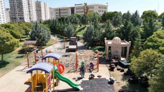 Mardin Büyükşehir Belediyesi Recep Tayyip Erdoğan Parkını yeniliyor