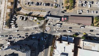 Mardin Eğitim ve Araştırma Hastanesi kavşağında düzenleme çalışmaları tamamlandı