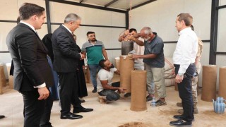 Mardinde geleneksel arı kovanı üretim projesi başladı