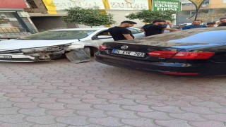 Mardinde maddi hasarlı zincirleme kaza