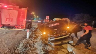 Mardinde otomobil devrildi: 3 yaralı