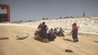 Mardinde otomobil şarampole yuvarlandı: 1 ölü, 6 yaralı