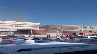 Mardinde paletlerden çıkan yangın paniğe neden oldu