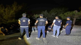 Marmaris aşıklar tepesinde 19 düzensiz göçmen yakalandı