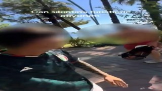 Marmariste canım sıkılıyor turistlere takılıyorum paylaşımı emniyette bitti