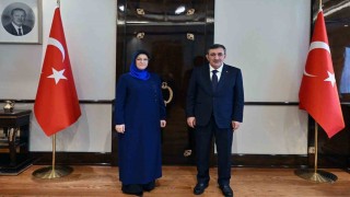 MCBÜ Rektörü Kibardan Cumhurbaşkanı Yardımcısı Yılmaza ziyaret