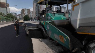 Melikgazi Belediyesinden İldem Bölgesinde kapsamlı asfalt çalışması