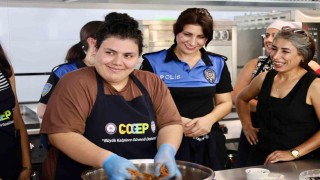 Mersin polisinden geleceğin aşçılarına destek