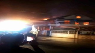 Mersinde yayla evinde korkutan yangın