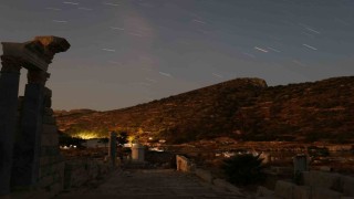 Meteor yağmuru Kindos Antik Kentinde görsel şölen oluşturdu