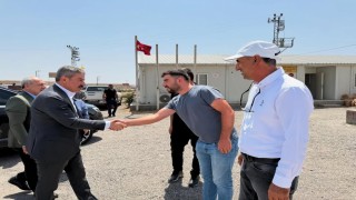 Milletvekili Tatar, Cizre-Silopi yol şantiyesinde incelemede bulundu