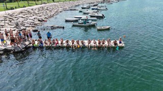 Milli takım için kulaçlar Darıcada atıldı