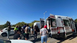 Minibüs yayaya çarptı: 1 baralı