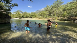 Minik sporcular Ormana Spor Köyünde hem spor yaptı hem doğayla buluştu