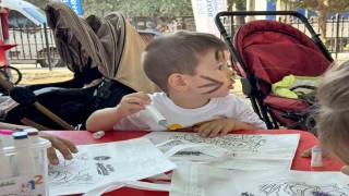 Miniklerin yüzü Gezgin Çocuk Atölyesi ile güldü