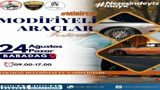 Modifiye araç meraklıları Babadağda buluşuyor