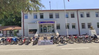 Motor, şase numarası değiştirilmiş 16 motosiklet ve 16 şahıs yakalandı