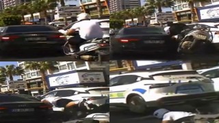 Motosiklet kazaları kamerada