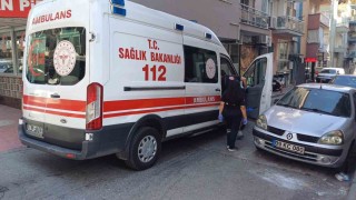 Motosikletten düşen sürücü yaralandı