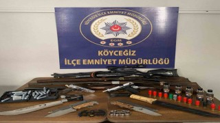 Muğlada ruhsatsız silah operasyonu