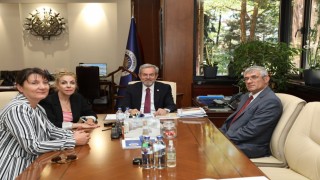 Muhabirler Derneğinden Ankara Üniversitesi Rektörü Prof. Dr. Necdet Ünüvara ziyaret