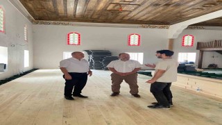 Muradiye Camiinde restorasyon çalışmaları sürüyor