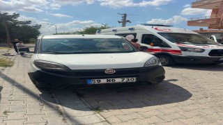 Muratlıda araç yayaya çarptı: 1 yaralı