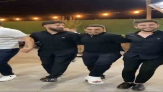 Muşta alçılı sağdıçtan düğünde halay şov