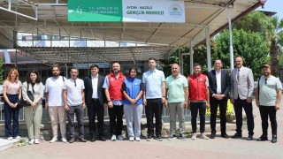 Nazilli Gençlik Merkezinde incelemelerde bulunuldu