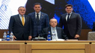 Nebi Hatipoğlu ve Jeyap Heper, Cumhurbaşkanı Erdoğanı ziyaret etti