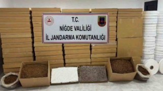 Niğdede 50 milyon TLlik kaçak tütün operasyonu