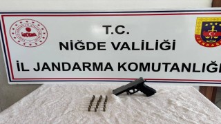 Niğdede yasadışı silah taşıyan şahıs yakalandı
